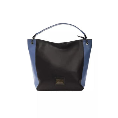Pompei Donatella Black Leather Women Shoulder Bag