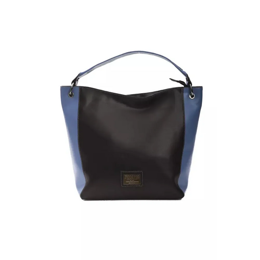 Pompei Donatella Black Leather Women Shoulder Bag