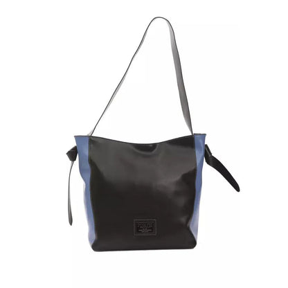 Pompei Donatella Black Leather Women Shoulder Bag