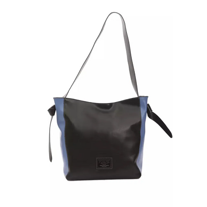 Pompei Donatella Black Leather Women Shoulder Bag