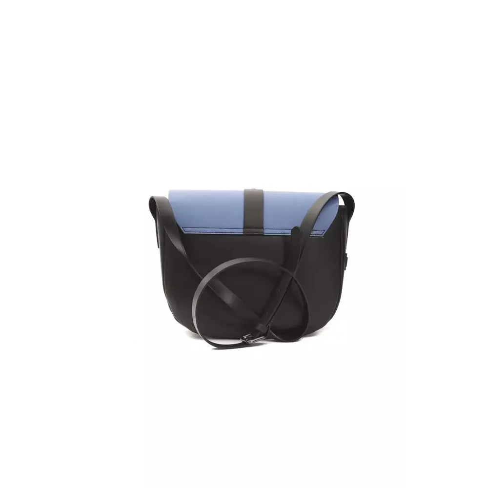 Pompei Donatella Blue Leather Women Crossbody Bag