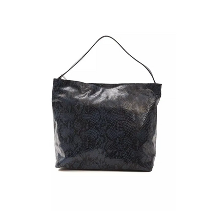 Pompei Donatella Blue Leather Women Shoulder Bag