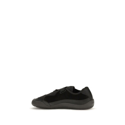 Prada Black Nylon Low Top Sneakers
