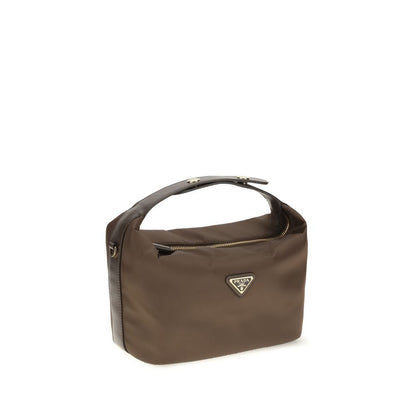 Prada Brown Recycled Polyamide Shoulder Bag