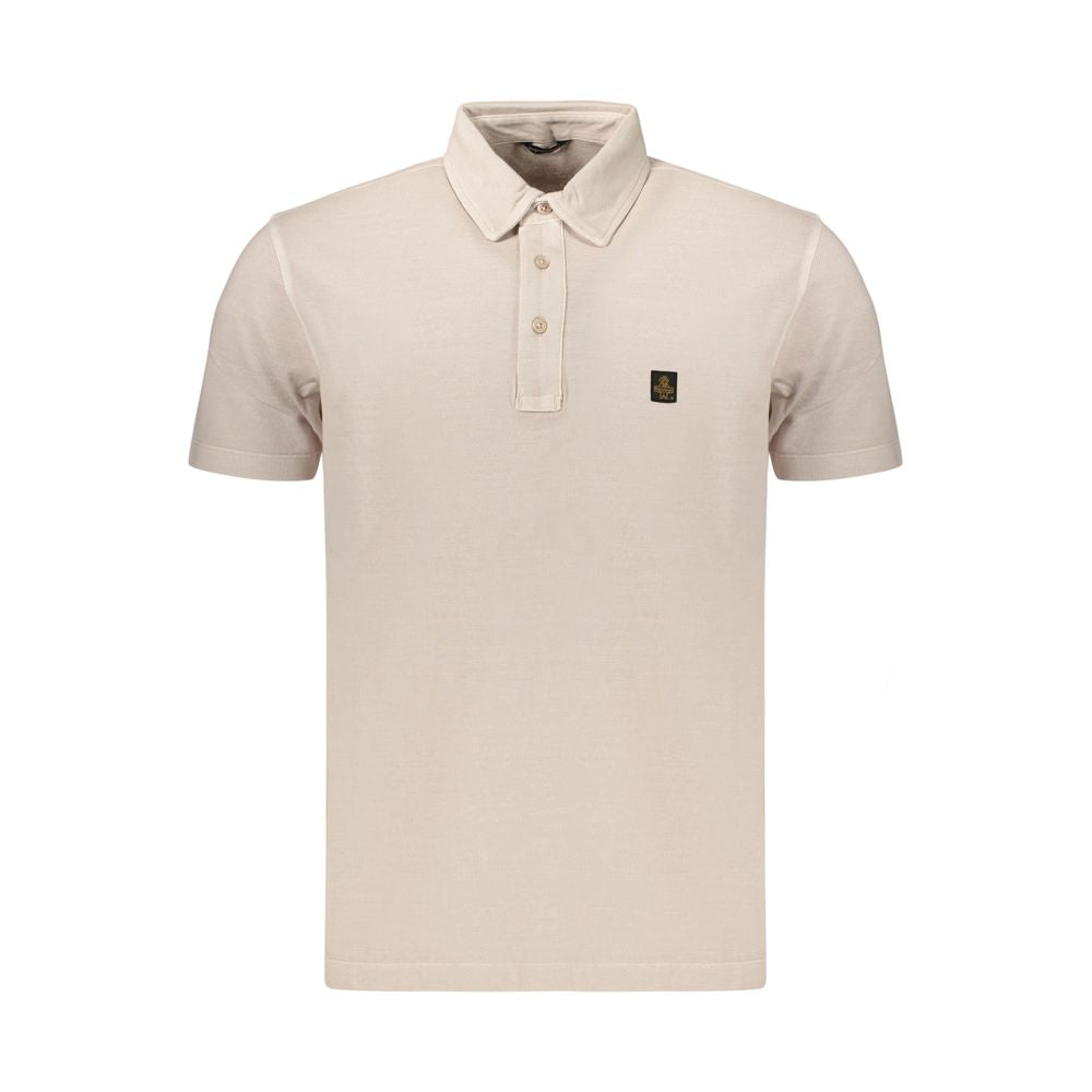 Refrigiwear Beige Cotton Men's Polo Shirt