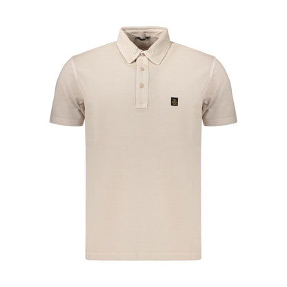 Refrigiwear Beige Cotton Men's Polo Shirt