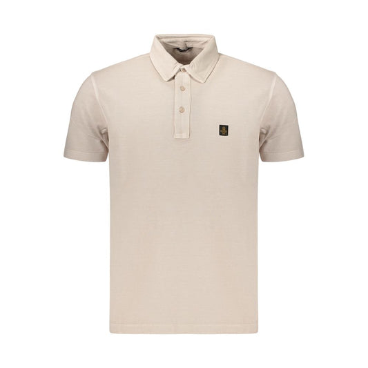 Refrigiwear Beige Cotton Men's Polo Shirt