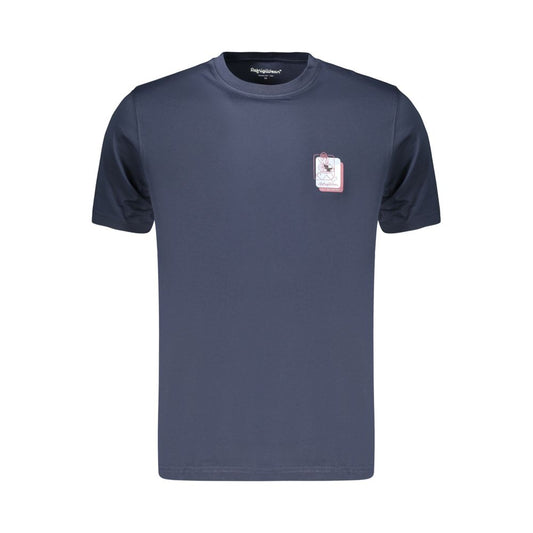 Refrigiwear Blue Cotton Men's T-Shirt