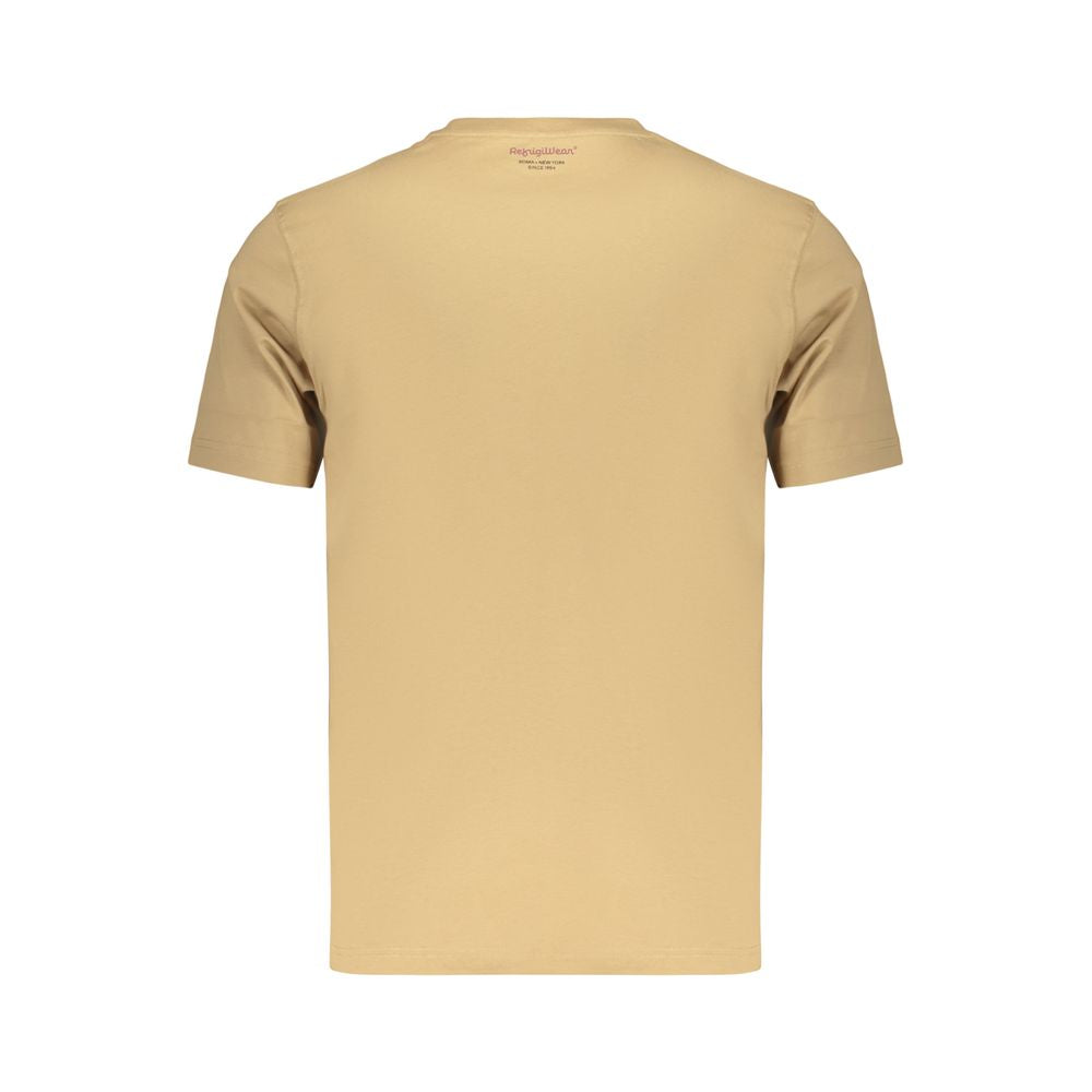 Refrigiwear Brown Cotton Men's T-Shirt