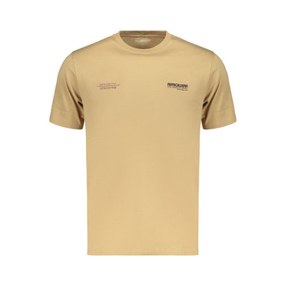 Refrigiwear Brown Cotton Men's T-Shirt