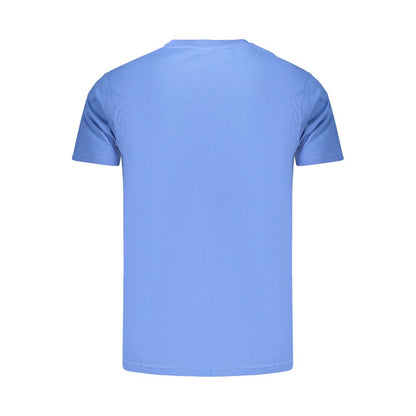 Rifle Blue Cotton Men's T-Shirt