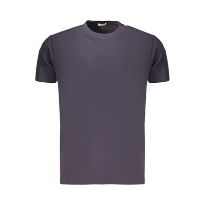 Rifle Blue Cotton Men's T-Shirt
