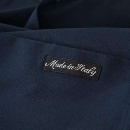 Roberto Cavalli Navy Blue Cotton Dress Formal Shirt