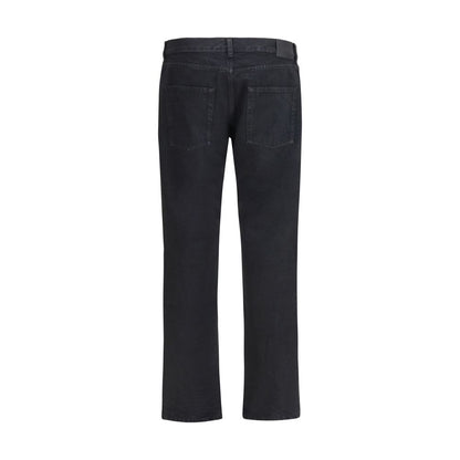 Saint Laurent Black Cotton Slim Fit Jeans