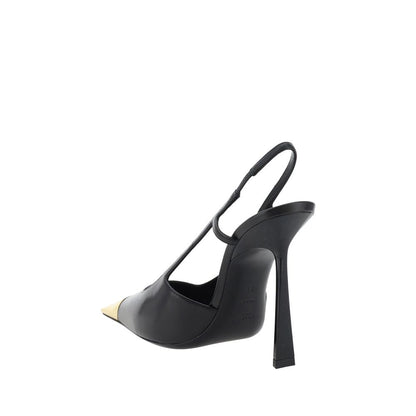 Saint Laurent Black Lamb Ovis Aries Aries High Heel Pumps