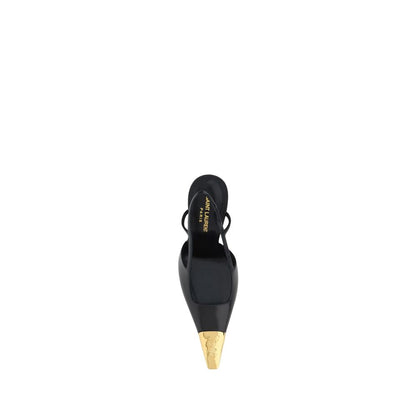 Saint Laurent Black Lamb Ovis Aries Aries High Heel Pumps