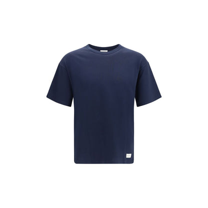 Saint Laurent Blue Cotton T-Shirt
