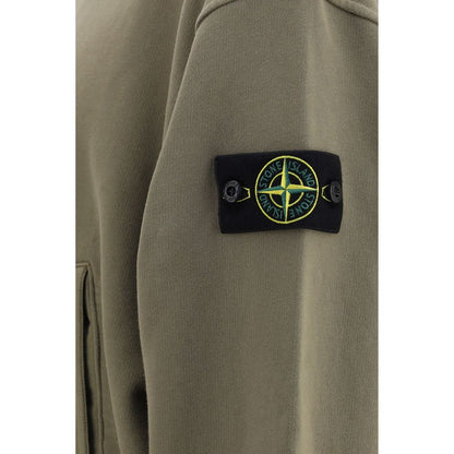 Stone Island Bicolor Cotton Sweatshirt
