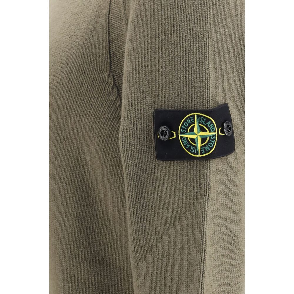 Stone Island Bicolor Cotton Sweatshirt