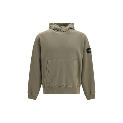Stone Island Bicolor Cotton Sweatshirt