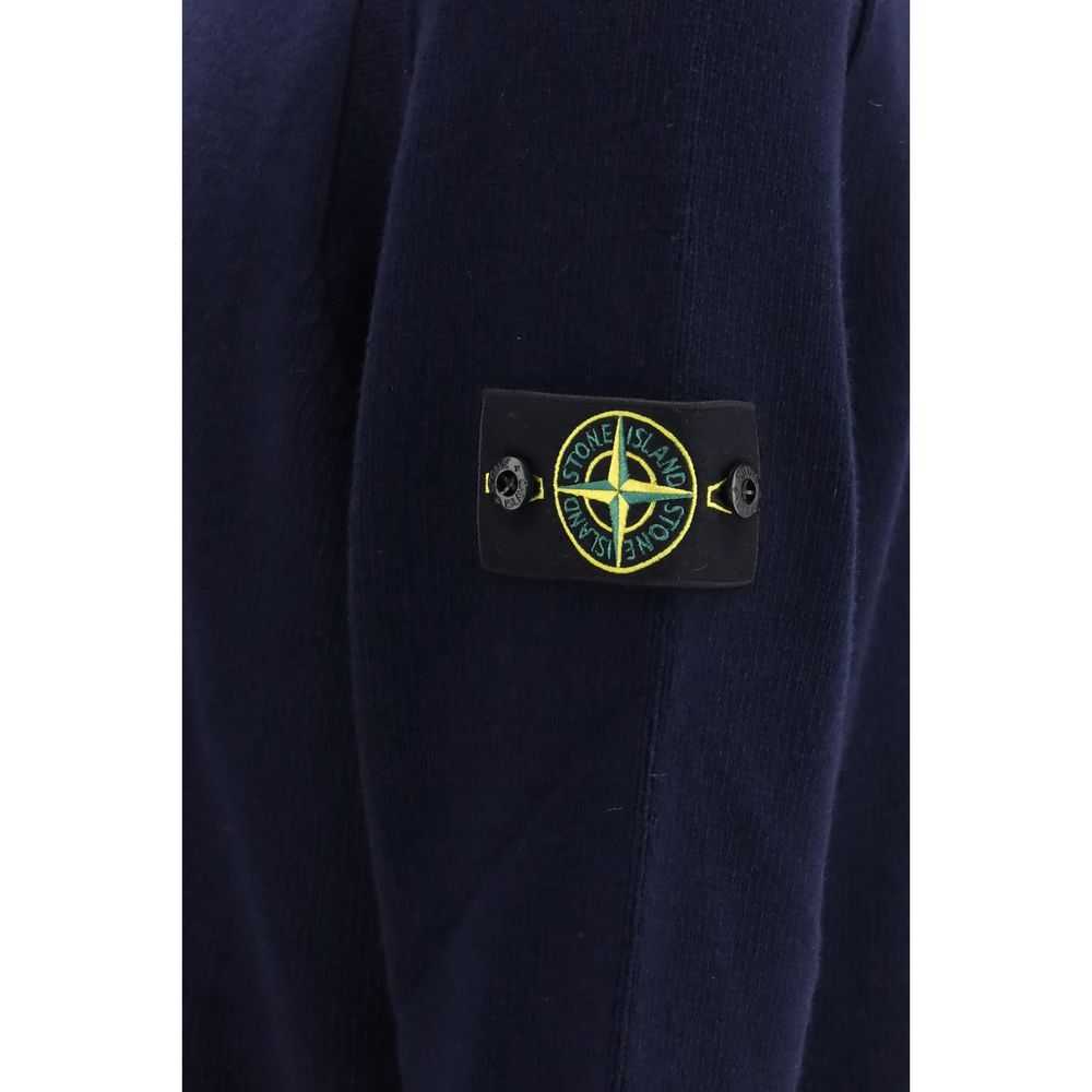 Stone Island Black Cotton Sweatshirt