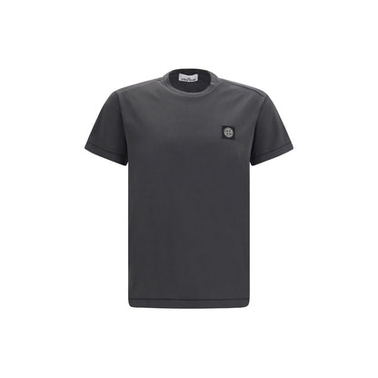 Stone Island Gray Cotton T-Shirt