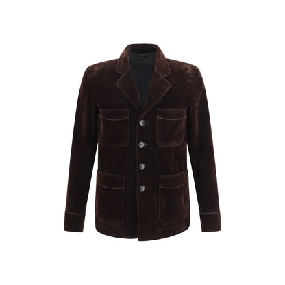 Tom Ford Brown Cotton Blazer