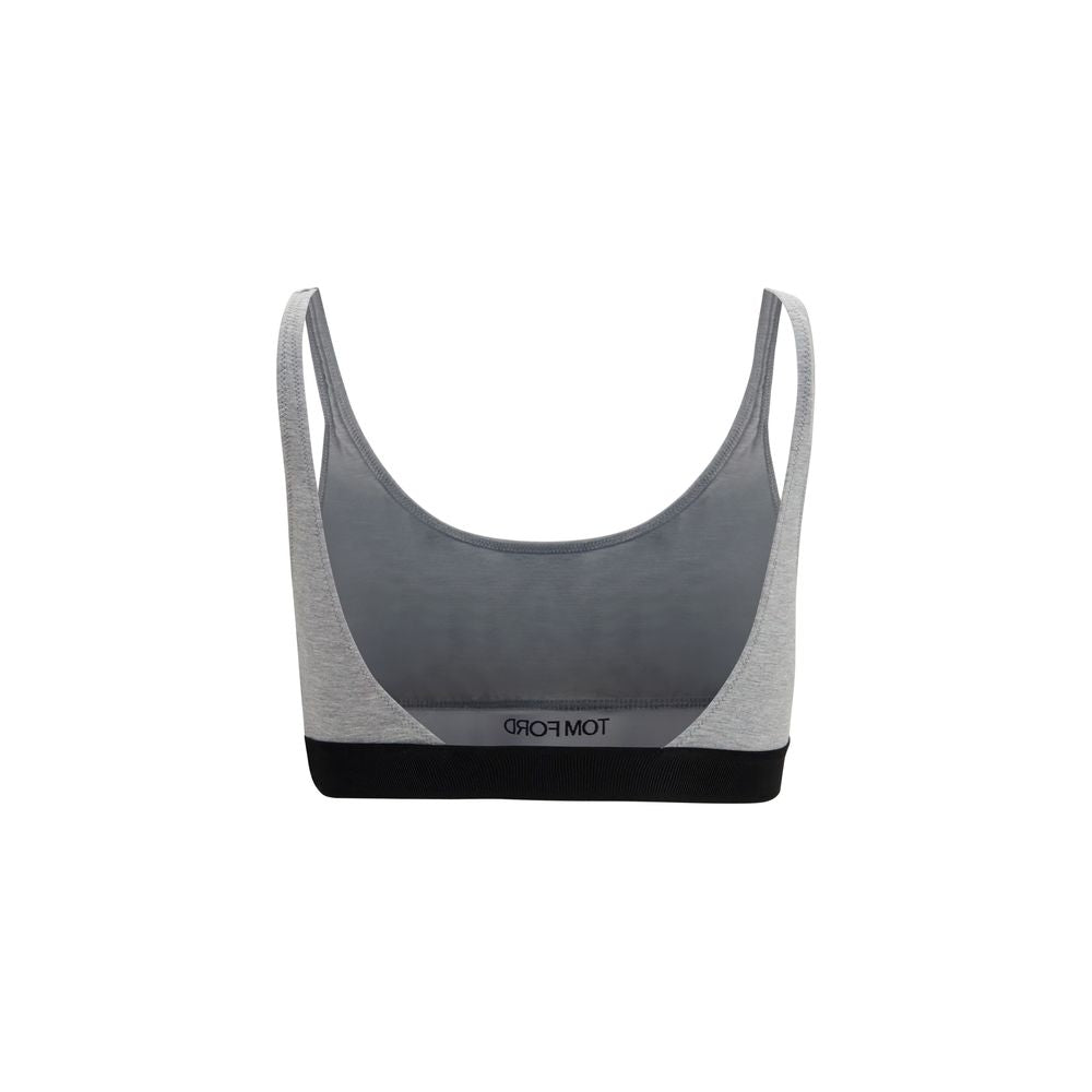 Tom Ford Gray Modal Sport Bra