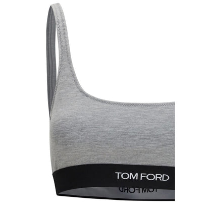 Tom Ford Gray Modal Sport Bra