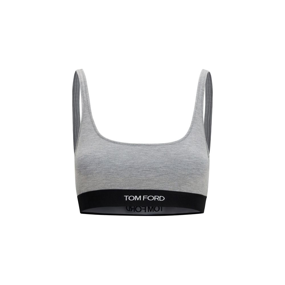 Tom Ford Gray Modal Sport Bra
