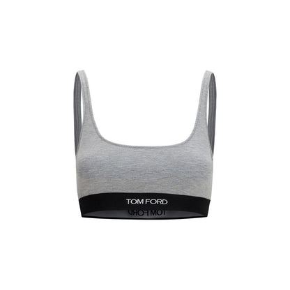 Tom Ford Gray Modal Sport Bra