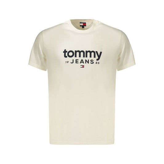 Tommy Hilfiger Bianco Cotton Men's T-Shirt