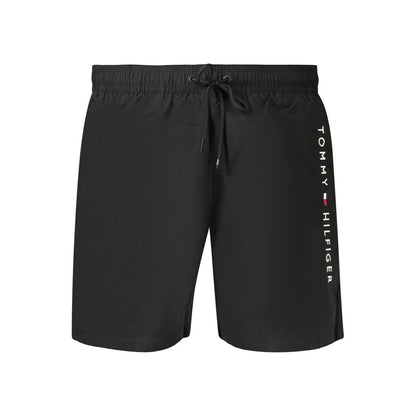 Tommy Hilfiger Black Polyester Men's Swimwear