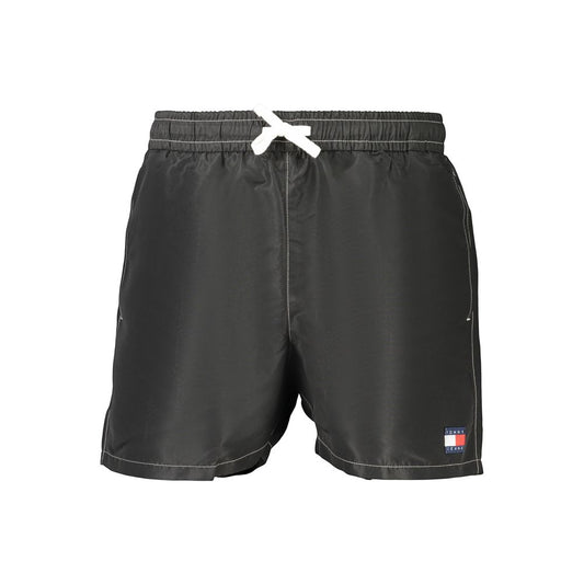 Tommy Hilfiger Black Polyester Men's Swimwear