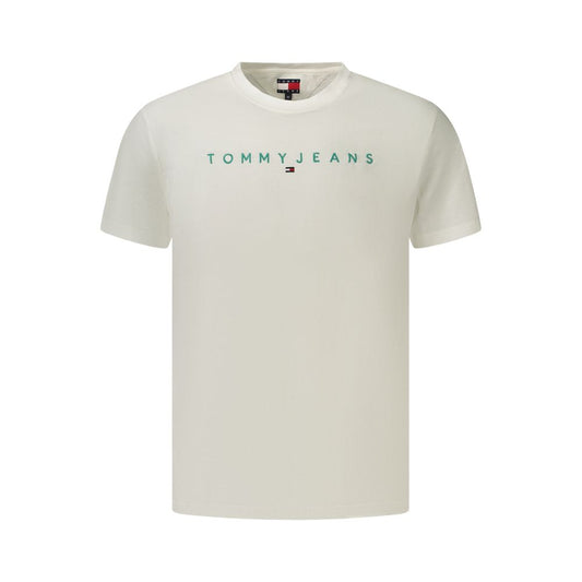 Tommy Hilfiger White Cotton Men's T-Shirt