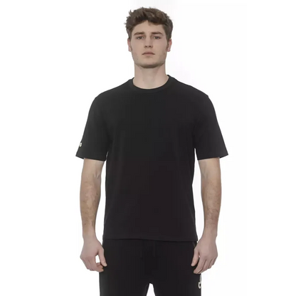 Tond Black Cotton Men T-Shirt