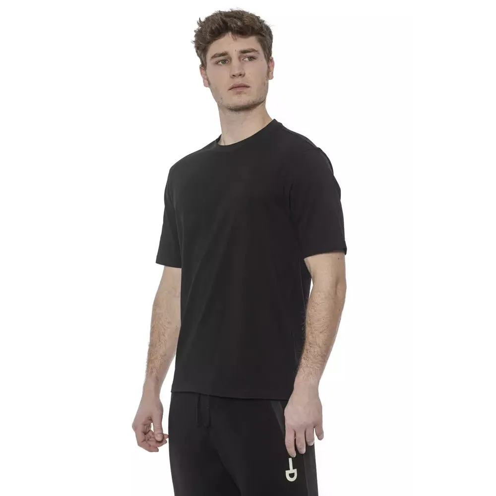Tond Black Cotton Men T-Shirt