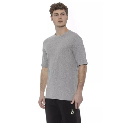 Tond Gray Cotton Men T-Shirt