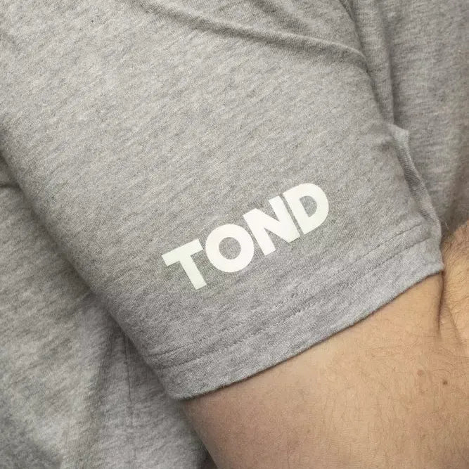 Tond Gray Cotton Men T-Shirt