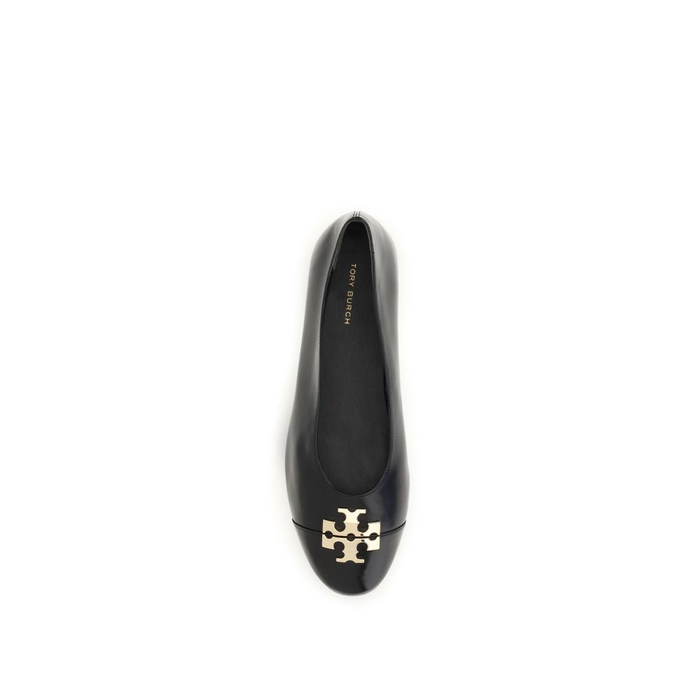Tory Burch Black Goatskin Ballet Flats
