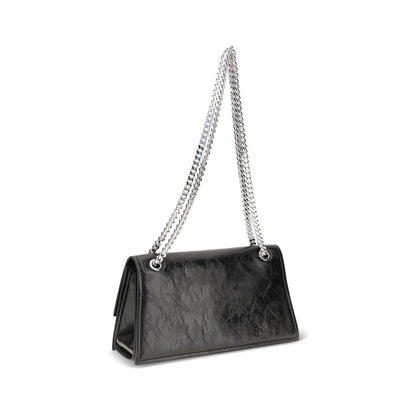 Tory Burch Black Suede Leather Shoulder Bag