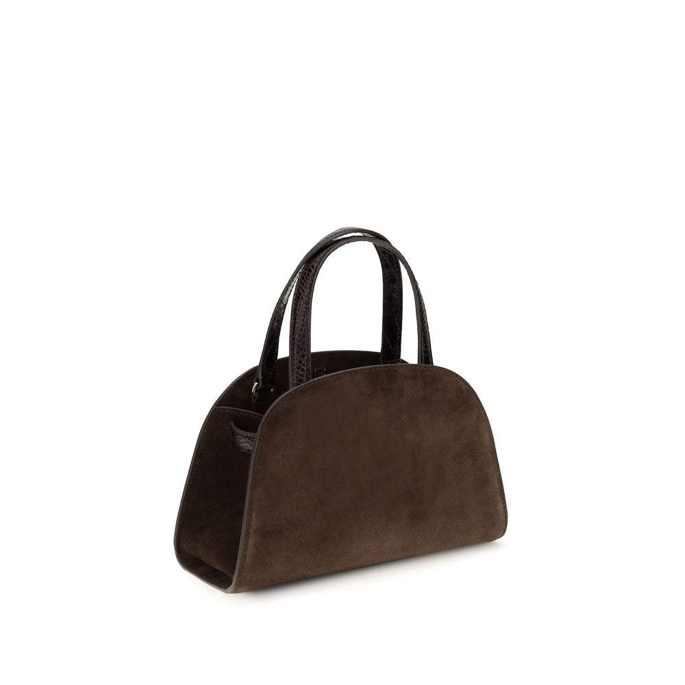 Tory Burch Brown Suede Leather Shoulder Bag