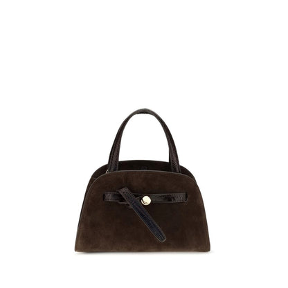 Tory Burch Brown Suede Leather Shoulder Bag