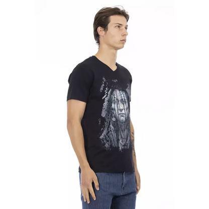 Trussardi Action Black Cotton Men's T-Shirt