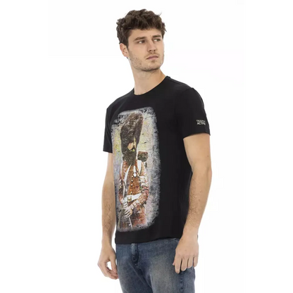 Trussardi Action Black Cotton Men's T-Shirt