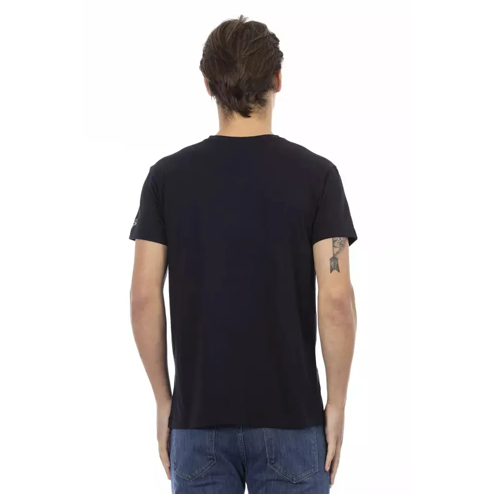 Trussardi Action Black Cotton Men's T-Shirt