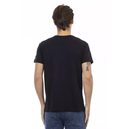 Trussardi Action Black Cotton Men's T-Shirt