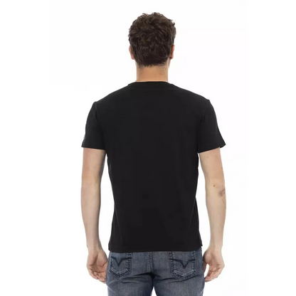 Trussardi Action Black Cotton Men's T-Shirt
