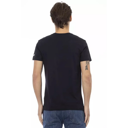 Trussardi Action Black Cotton Men's T-Shirt