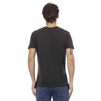Trussardi Action Black Cotton Men's T-Shirt